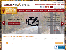 Tablet Screenshot of absolutecarcare.com